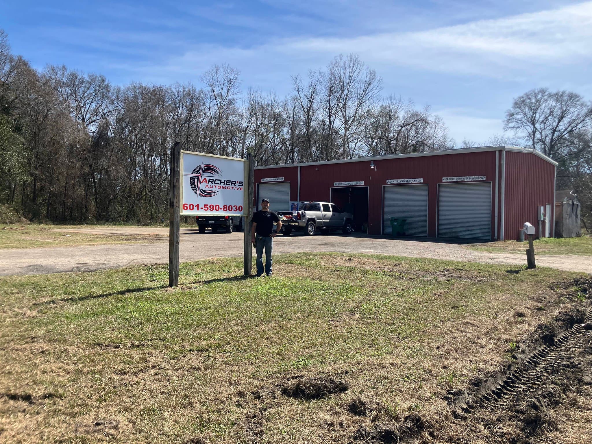 Archer's Automotive shop exterior in Picayune, MS
